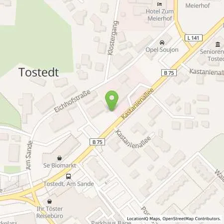 Standortübersicht der Tankstelle Aral Tankstelle in 21255 Tostedt