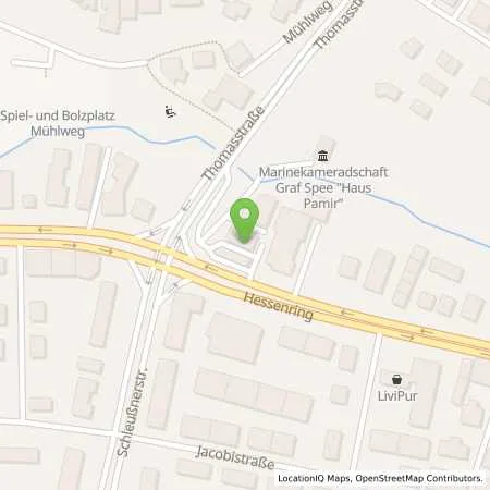 Standortübersicht der Tankstelle Esso Tankstelle in 61348 BAD HOMBURG