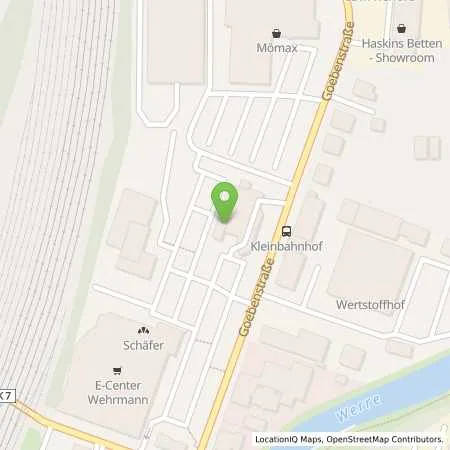 Standortübersicht der Tankstelle centertank Herford in 32051 Herford