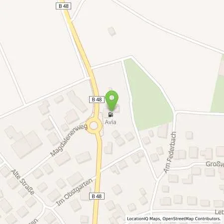 Standortübersicht der Tankstelle Kurt Ogrzall in 76889 Klingenmünster