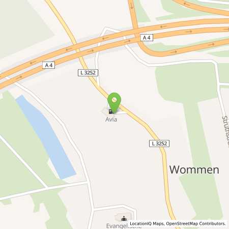Standortübersicht der Benzin-Super-Diesel Tankstelle: AVIA Tankstelle in 37293, Herleshausen-Wommen