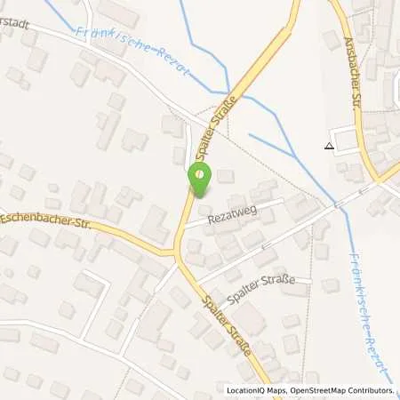 Standortübersicht der Tankstelle WINDSBACH - ANSBACHER STRASSE 34 in 91575 Windsbach