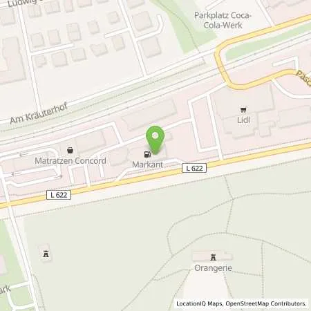 Standortübersicht der Tankstelle Marion Artelt-Wewers in 45699 Herten