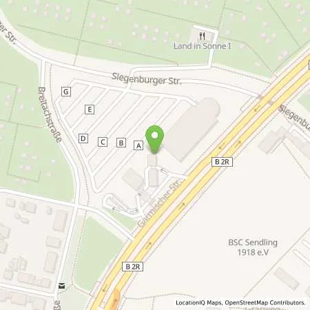 Standortübersicht der Tankstelle Aral Tankstelle in 80686 München