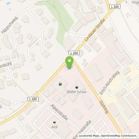 Standortübersicht der Tankstelle RAN Station in 88239 Wangen