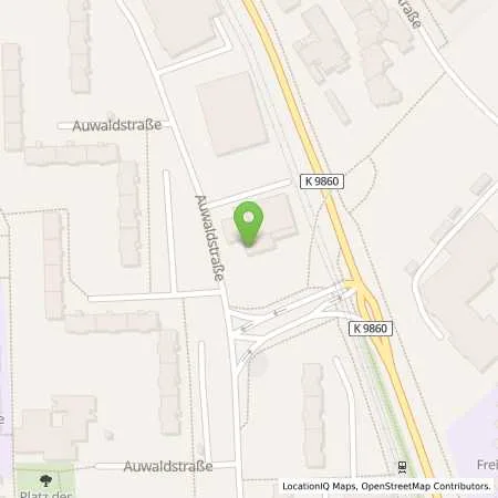 Standortübersicht der Tankstelle Esso Tankstelle in 79110 FREIBURG