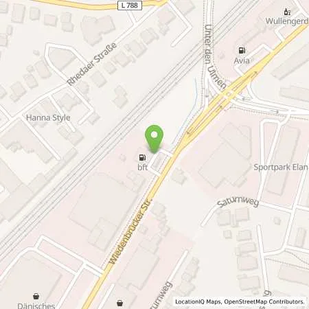 Standortübersicht der Tankstelle bft Tankstelle in 33332 Gütersloh