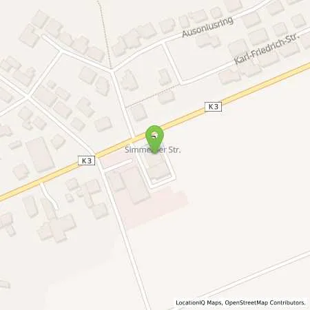 Standortübersicht der Tankstelle Ursula Götz in 55481 Kirchberg