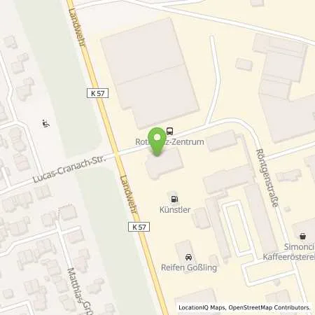 Standortübersicht der Tankstelle A. Kuenstler GmbH in 46325 Borken