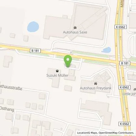 Standortübersicht der Tankstelle TotalEnergies Leipzig in 04178 Leipzig