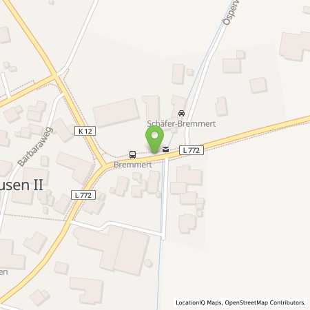 Standortübersicht der Benzin-Super-Diesel Tankstelle: SB Tankstation Heinrich Schäfer in 32479, Hille