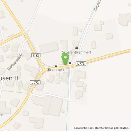 Standortübersicht der Tankstelle SB Tankstation Heinrich Schäfer in 32479 Hille