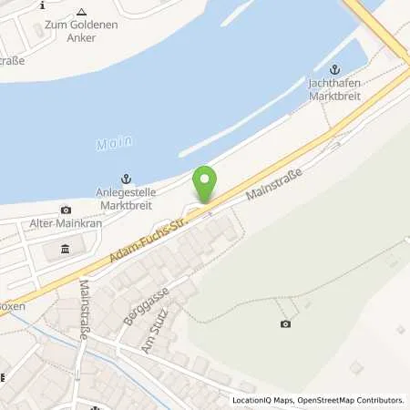 Standortübersicht der Tankstelle Aral Tankstelle in 97340 Marktbreit