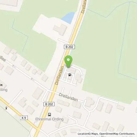 Standortübersicht der Tankstelle Aral Tankstelle in 25826 Sankt Peter Ording