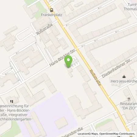 Standortübersicht der Tankstelle Esso Tankstelle in 40476 DUESSELDORF