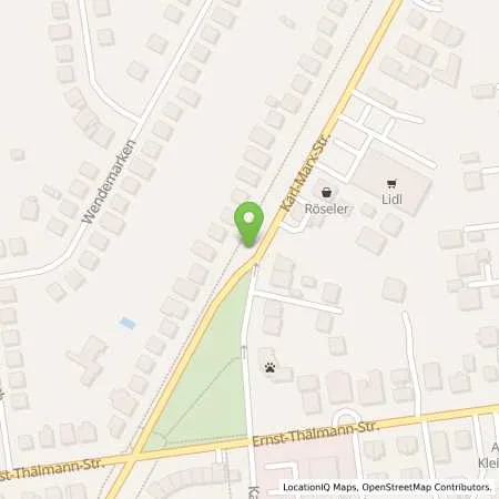 Standortübersicht der Tankstelle Elan Kleinmachnow in 14532 Kleinmachnow