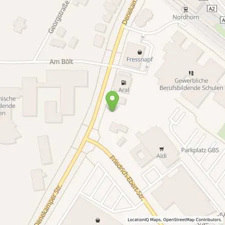 Standortübersicht der Tankstelle Aral Tankstelle in 48529 Nordhorn