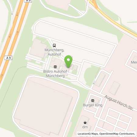 Standortübersicht der Benzin-Super-Diesel Tankstelle: Esso Tankstelle in 95213, MUENCHBERG