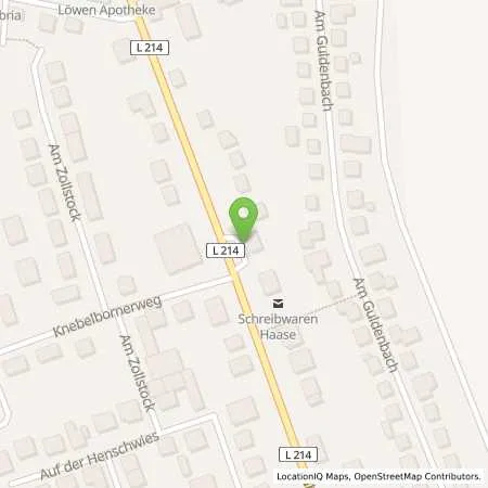 Standortübersicht der Tankstelle Esso Tankstelle in 55494 RHEINBOELLEN