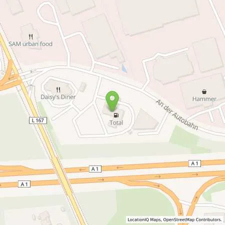 Standortübersicht der Tankstelle TotalEnergies Truckstop Oyten in 28876 Oyten