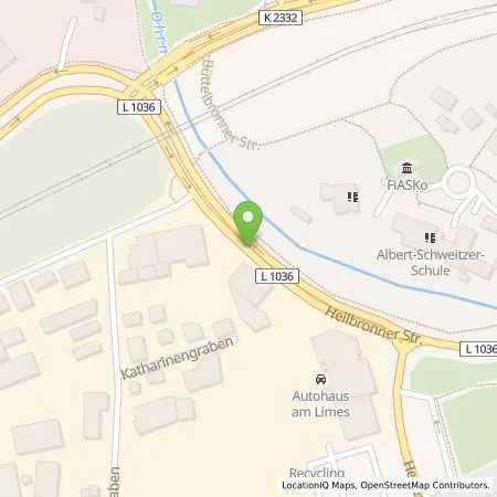 Standortübersicht der Tankstelle Aral Tankstelle in 74613 Öhringen