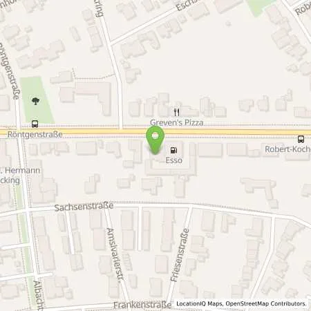 Standortübersicht der Tankstelle Esso Tankstelle in 48268 GREVEN