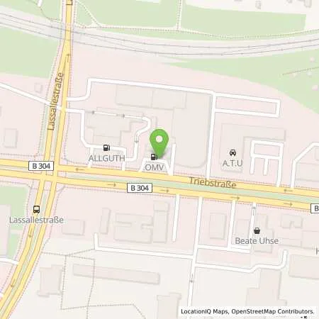 Standortübersicht der Tankstelle München Triebstraße 35a in 80993 München