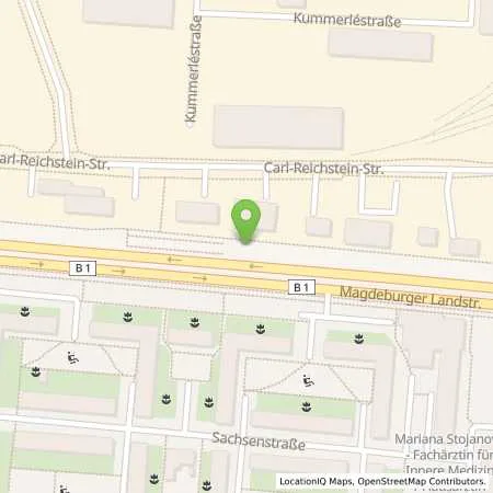 Standortübersicht der Tankstelle TotalEnergies Brandenburg in 14770 Brandenburg an der Havel