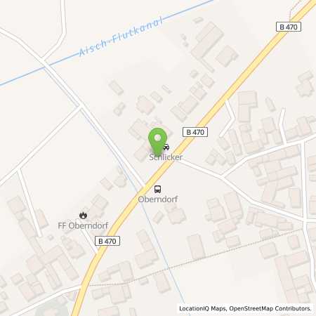 Standortübersicht der Benzin-Super-Diesel Tankstelle: AVIA Tankstelle in 91472, Ipsheim
