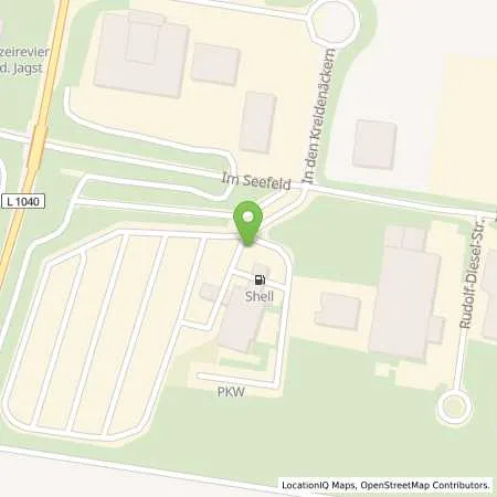 Standortübersicht der Tankstelle Shell Kirchberg Im Seefeld 2 in 74592 Kirchberg