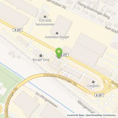 Standortübersicht der Tankstelle Aral Tankstelle in 73033 Göppingen