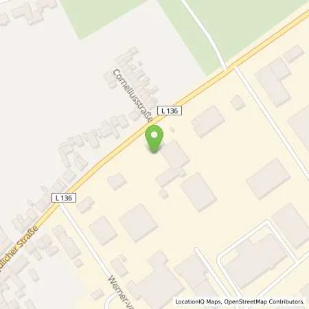 Standortübersicht der Tankstelle Fred Pfennings GmbH & Co.KG in 52477 Alsdorf