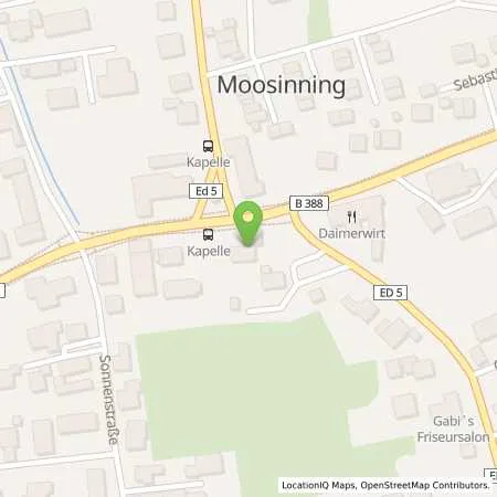 Standortübersicht der Tankstelle Emil Mayr in 85452 Moosinning