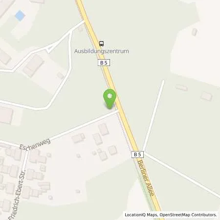 Standortübersicht der Tankstelle TotalEnergies Friesack in 14662 Friesack