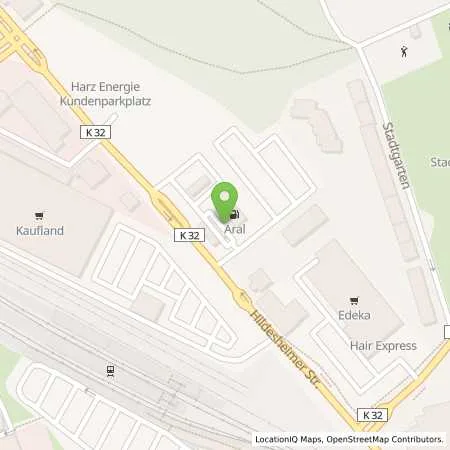 Standortübersicht der Tankstelle Aral Tankstelle in 38640 Goslar
