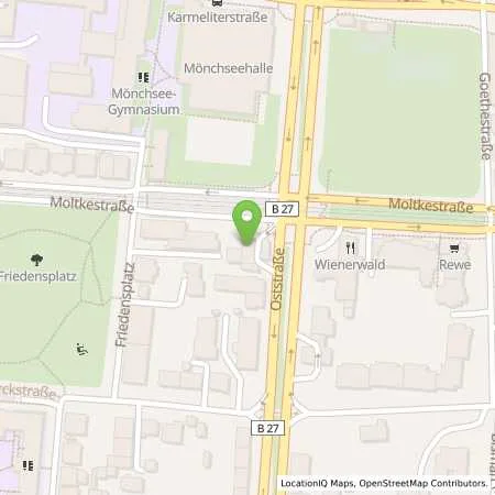 Standortübersicht der Tankstelle Esso Tankstelle in 74072 HEILBRONN