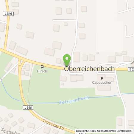 Standortübersicht der Benzin-Super-Diesel Tankstelle: Aral Tankstelle in 75394, Oberreichenbach