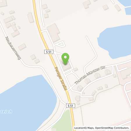 Standortübersicht der Benzin-Super-Diesel Tankstelle: TotalEnergies Frohburg in 04654, Frohburg