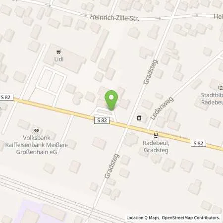 Standortübersicht der Tankstelle OIL! Tankstelle Radebeul in 01445 Radebeul