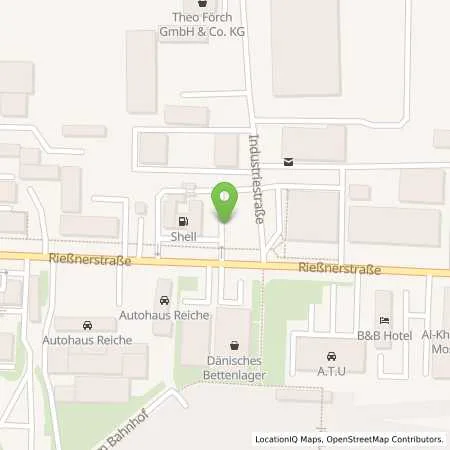 Standortübersicht der Tankstelle Shell Weimar Riessnerstr. 14 in 99427 Weimar