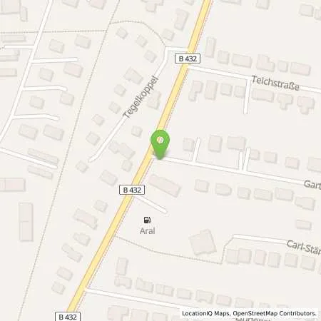 Standortübersicht der Tankstelle Aral Tankstelle in 23795 Bad Segeberg