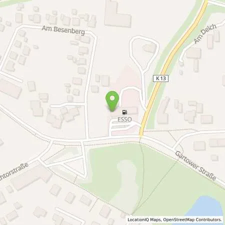 Standortübersicht der Tankstelle Esso Tankstelle in 29451 DANNENBERG