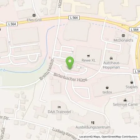 Standortübersicht der Tankstelle Atrium Petrol GmbH in 57078 Siegen