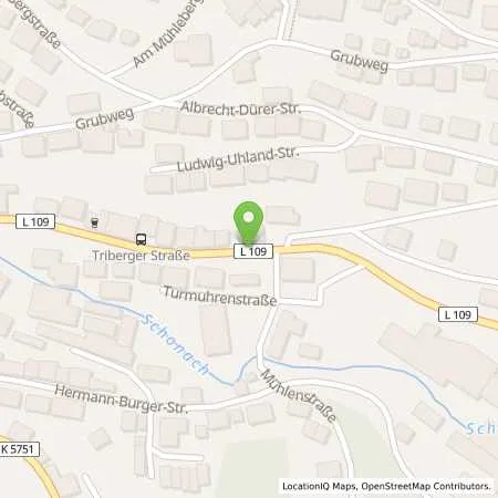 Standortübersicht der Tankstelle Fina Schonach in 78136 Schonach