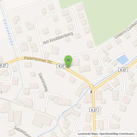 Standortübersicht der Benzin-Super-Diesel Tankstelle: Fricke in 33184, Altenbeken