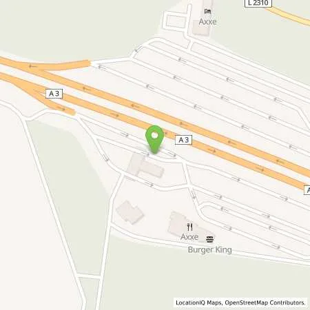 Standortübersicht der Tankstelle Shell Rodgau A3 Weiskirchen Sued in 63110 Rodgau