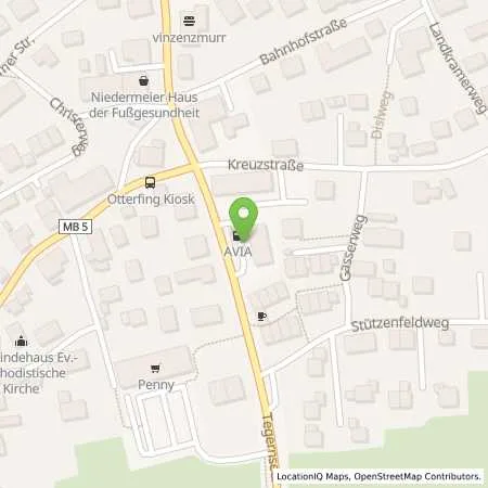 Standortübersicht der Tankstelle AVIA Tankstelle in 83624 Otterfing