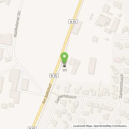 Standortübersicht der Tankstelle BFT Automaten TS in 46342 Velen