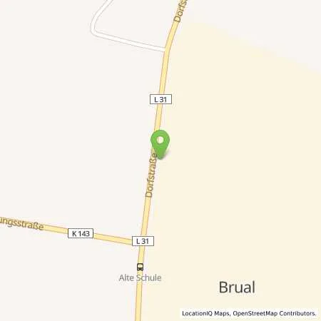 Standortübersicht der Tankstelle WT-Rhede Brual in 26899 Rhede (Brual)