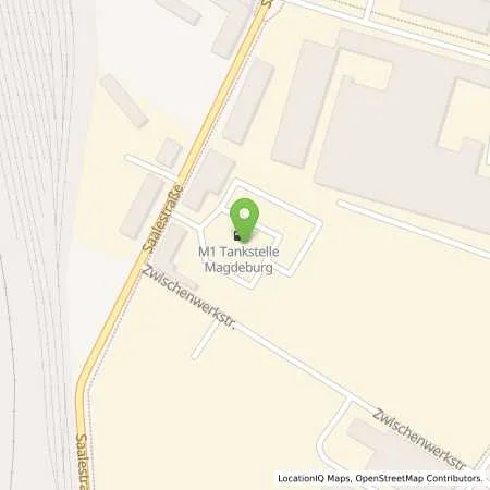Standortübersicht der Tankstelle M1 Magdeburg in 39126 Magdeburg